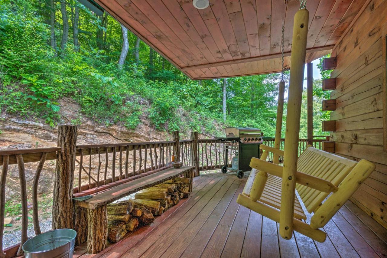 Bryson City Cabin With Wraparound Deck And Hot Tub Exterior photo